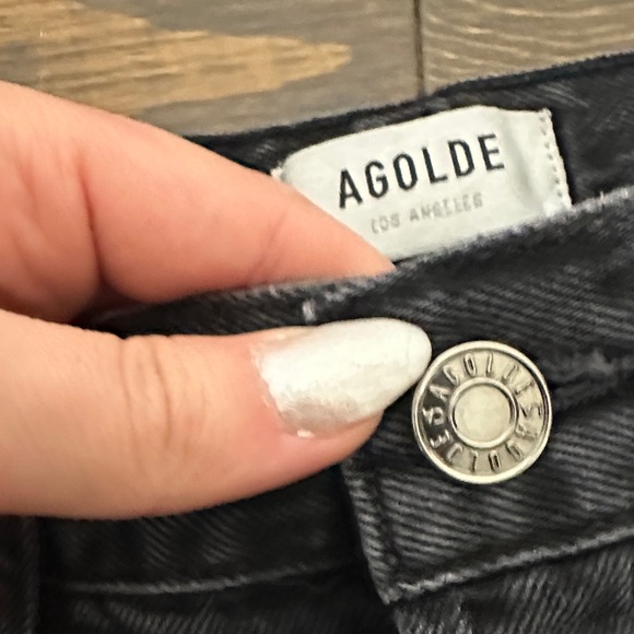 Agolde Black Denim Jeans - Picture 4 of 7